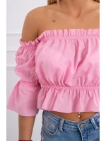 Halenka ve světle růžové barvě Halenka ve světle růžové barvě