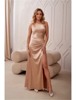 Večerní šaty SUK0461 zlaté - Roco Fashion Večerní šaty SUK0461 zlaté - Roco Fashion