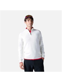 Rossignol Stripe 1/2 Zip Knit Sweater bílá