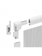 MOSKYTIÉRA NA DVEŘE ALU 100X215 BÍLÁ BASIC PLUS