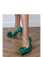 Dámské lodičky na jehlovém podpatku FB-302 Zelená - Lovit