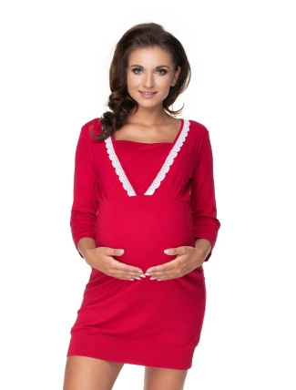 Těhotenská noční košile model 138226 PeeKaBoo Těhotenská noční košile model 138226 PeeKaBoo