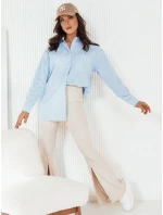 Dámská pruhovaná košile SEMENA modrá FashionStreet DY0413