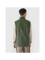 Pánské tričko bez rukávů se stojáčkem 4F 4FRAW24TVESM172-43S