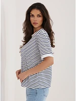 IT tričko TS 20881.85 tmavě modrá a bílá