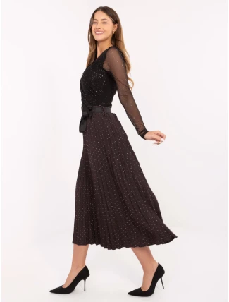 Sukně MI SD 121402.59 tmavě hnědá