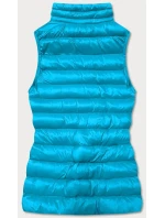 Dámská krátká prošívaná vesta 23077-243 Světle modrá - J.STYLE Dámská krátká prošívaná vesta 23077-243 Světle modrá - J.STYLE