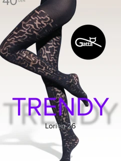 LORIEN - 26 Vzorované punčocháče