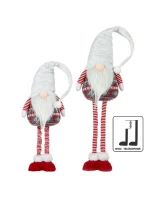 TRPASLÍK NA TELESKOPICKÝCH NOHÁCH BÍLÝ 80-115CM