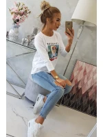 Halenka s potiskem Superior bílá Halenka s potiskem Superior bílá