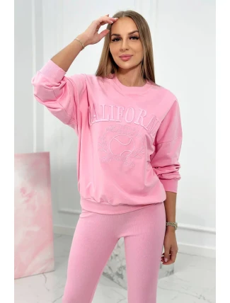 Bavlněná souprava California světle růžová Bavlněná souprava California světle růžová