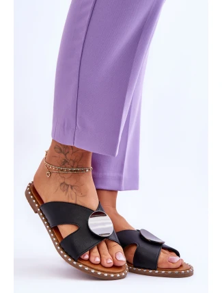 Dámské ploché podpatky černé Kenley