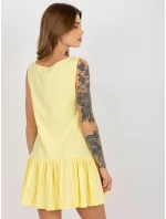 Dámské šaty EM TU TU HS 20 282.38P světle žlutá - FPrice Dámské šaty EM TU TU HS 20 282.38P světle žlutá - FPrice