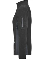 Daiber JN 841 Dámská pracovní mikrofleecová bunda - Strong 02.0841 black/carbon
