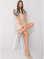 Šaty LC SK 22K 3018.45P béžová Šaty LC SK 22K 3018.45P béžová