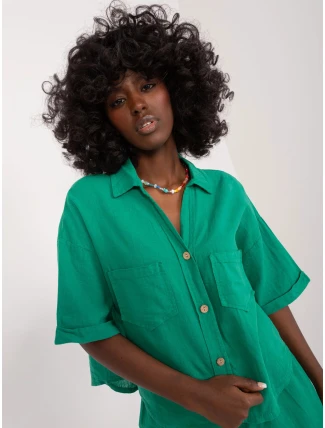 Dámská košile DHJ KS 7279.24x zelená - FPrice Dámská košile DHJ KS 7279.24x zelená - FPrice