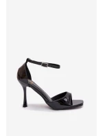 Sandály na podpatku model 222258 Step in style Sandály na podpatku model 222258 Step in style