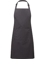 Premier PR 154 Zástěra s laclem a kapsou na břiše "Colours" 39.0154 charcoal Premier PR 154 Zástěra s laclem a kapsou na břiše "Colours" 39.0154 charcoal