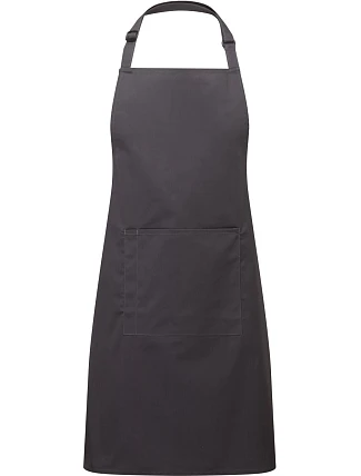 Premier PR 154 Zástěra s laclem a kapsou na břiše "Colours" 39.0154 charcoal Premier PR 154 Zástěra s laclem a kapsou na břiše "Colours" 39.0154 charcoal
