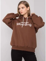 Mikina EM BL 651/1.21X tmavě hnědá Mikina EM BL 651/1.21X tmavě hnědá