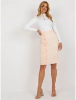 Sukně LK SD 506633.11 broskví Sukně LK SD 506633.11 broskví