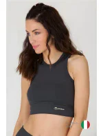 Dámský BeTop Logo Black Sand - GoldBee Dámský BeTop Logo Black Sand - GoldBee