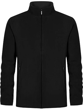 Promodoro 7961 Pánská dvojitá fleecová bunda 40.7961 black/black