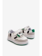 Klasické Dětské Sportovní Boty Bílo-Zelené Marlin