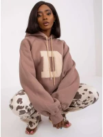 Mikina EM BL 651/D.29X hnědá Mikina EM BL 651/D.29X hnědá