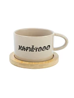 KAFIŠTOOO - krémový hrníček makronka 200 ml KAFIŠTOOO - krémový hrníček makronka 200 ml