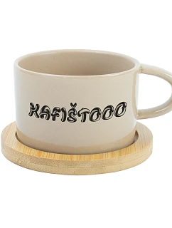 KAFIŠTOOO - krémový hrníček makronka 200 ml