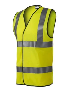 HV Bright bezpečnostní vesta unisex fluorescenční žlutá