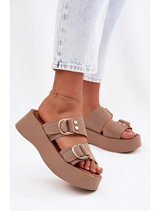 Klapky na platformě model 225370 Step in style Klapky na platformě model 225370 Step in style