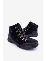 Mužské zimní turistické boty černé Cowder