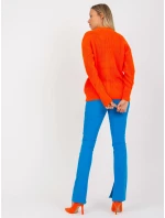 Dámský svetr LC SW 0321 oranžový