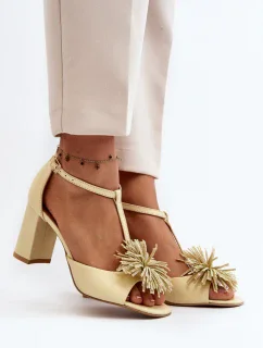 Sandály na podpatku model 198793 Step in style