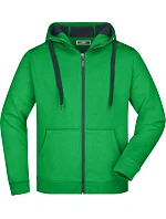 Daiber JN 355 Pánská mikina Doubleface 02.0355 fern green/graphite