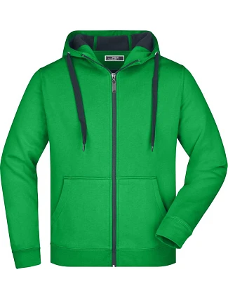 Daiber JN 355 Pánská mikina Doubleface 02.0355 fern green/graphite