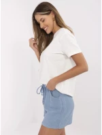 Tričko D12022AC02705A bílé a modré Tričko D12022AC02705A bílé a modré