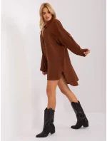 Šaty DHJ SK 13938.02P hnědá Šaty DHJ SK 13938.02P hnědá