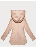 Damska kurtka z łańcuszkiem Goodlookin beżowa (KK6021-2)