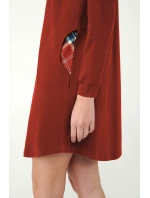 Vamp - Vánoční noční košile s potiskem skotského teriéra 21512 - Vamp Vamp - Vánoční noční košile s potiskem skotského teriéra 21512 - Vamp