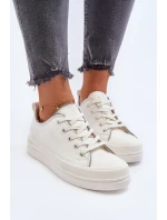 Dámské tenisky s platformou Big Star LL274A177 bílé