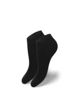 Ženské kotníčkové bambusové ponožky Černé