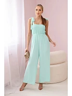 Overal na ramínka 2706 tyrkysový - Kesi