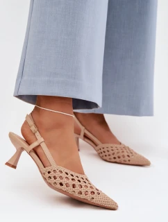 Sandály na podpatku model 225225 Step in style