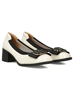 Béžové lakované lodičky Filippo DP6960