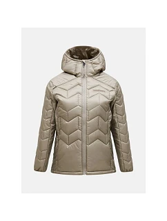 Bunda PEAK PERFORMANCE Elevate Liner Hood Jacket Women, béžová