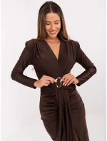 Šaty IT SK 21625.84 tmavě hnědé