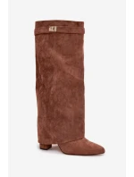 Kozačky na podpatku  model 221530 Step in style